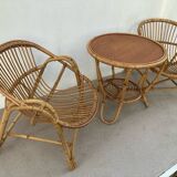 Rattan lounge