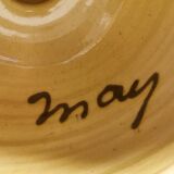 Lampe de table en céramique de Marianne May début des années 1970 Danemark