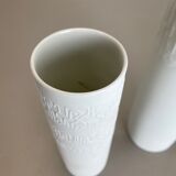 Set of 2 Abstract porcelain Vases by Cuno Fischer for Rosenthal, Germany, 1980s