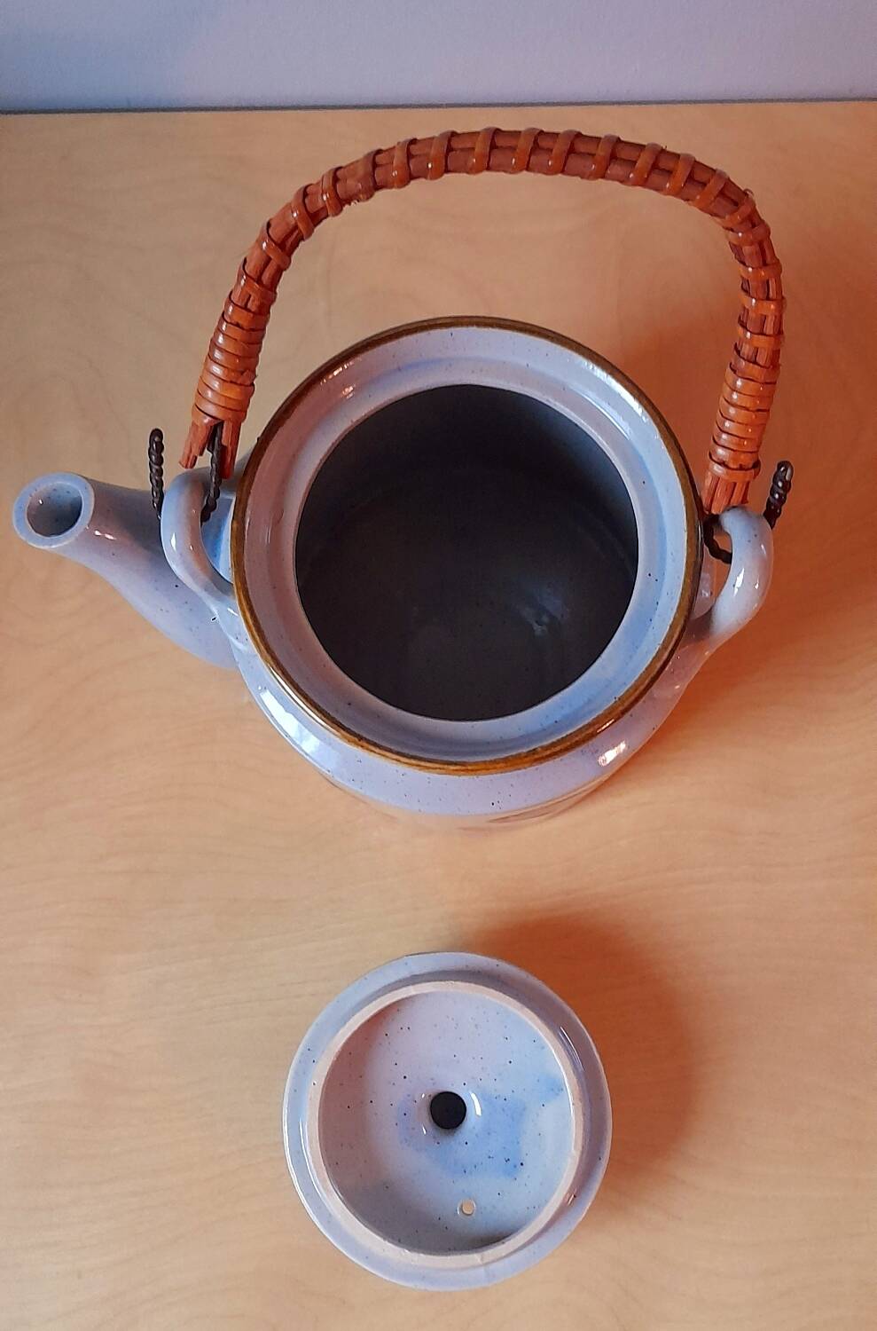 Vintage stoneware teapot