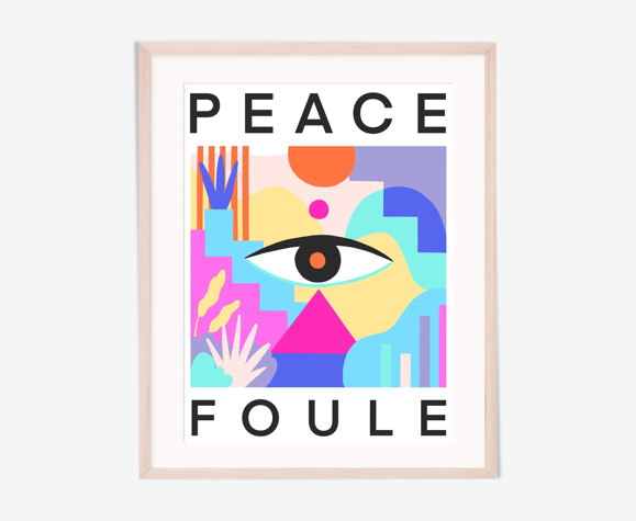 Peace foule