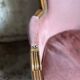 Small Louis XVI armchair in old rose velvet, removable seat – Chic and comfortable