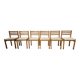 Set of 6 Swedish chairs 1970