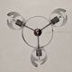 Space Age 3-light chandelier from the 60s/70s