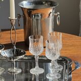 Small flared champagne bucket with 2 loops H20.5