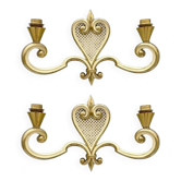 Paire d’applique années 50 de la Maison Arlus