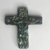 Vintage ceramic crucifix