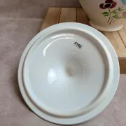Antique ironstone soup tureen Digoin Sarreguemines – Poupette model – Vintage