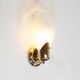 1970s wall lamp in brass and Murano glass by Kaiser Leuchten