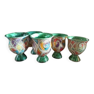 5 tasses, mugs en céramique