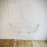 Old wrought iron cradle