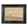 Vintage original seascape oil painting, signed beachside art