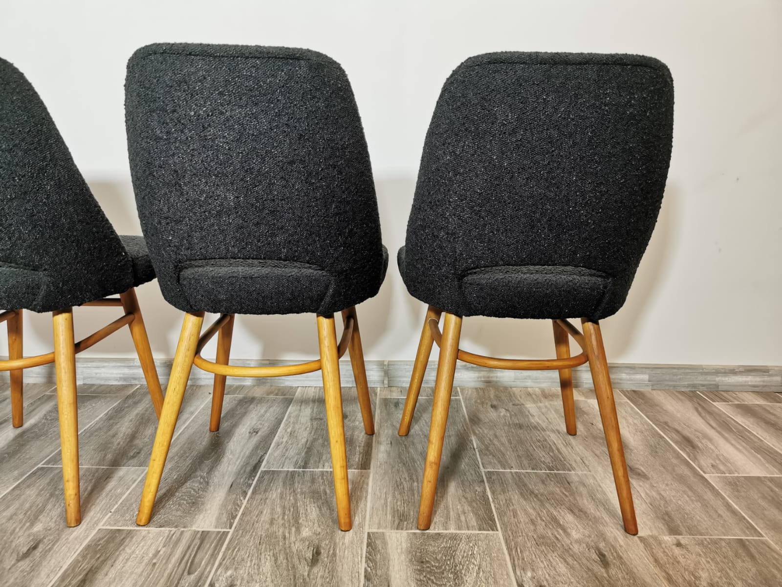 Restored dining chairs by Oswald Haerdtl