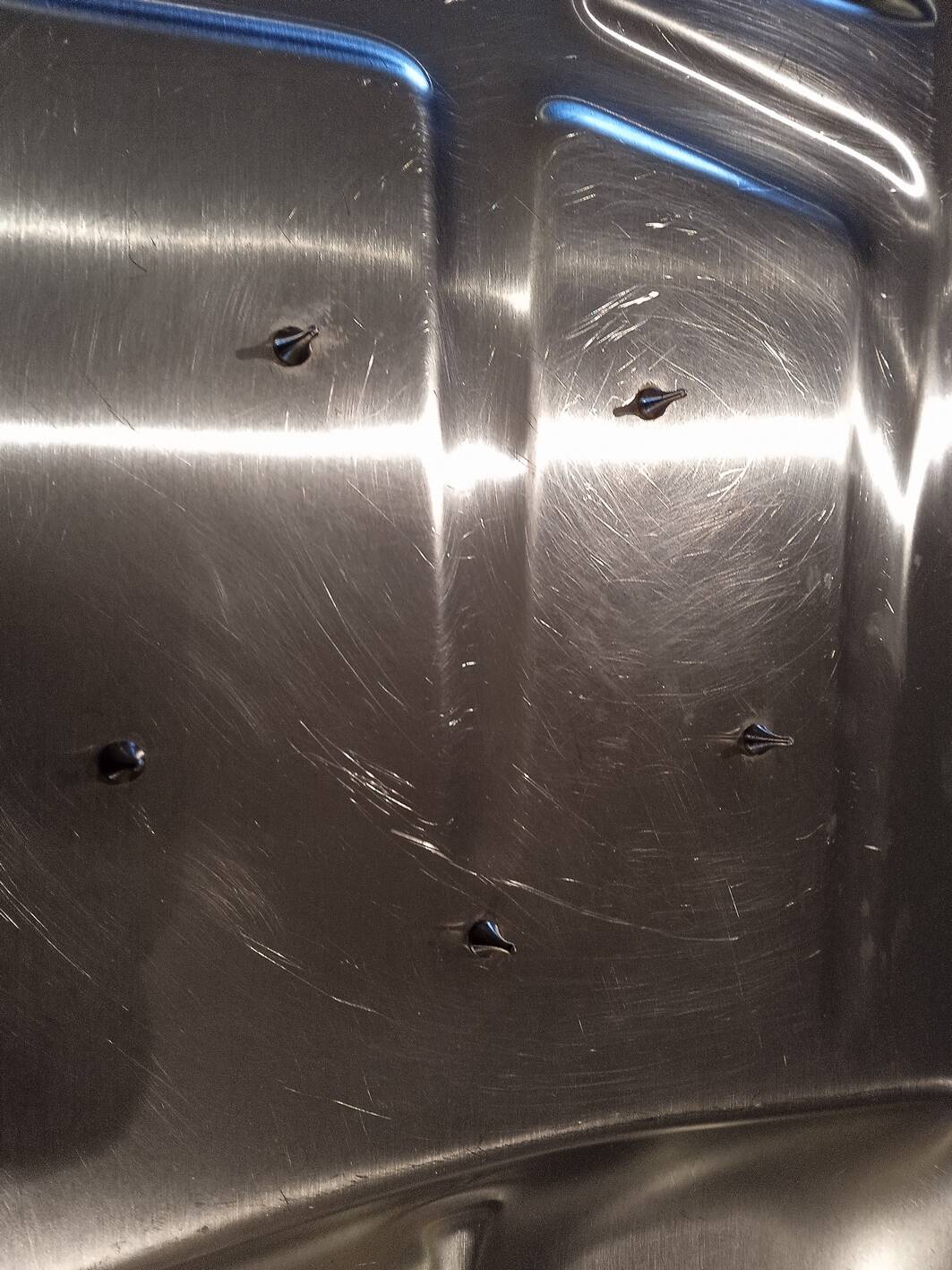 Stainless steel lamb dish