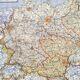 Map Germany and Europe 40s