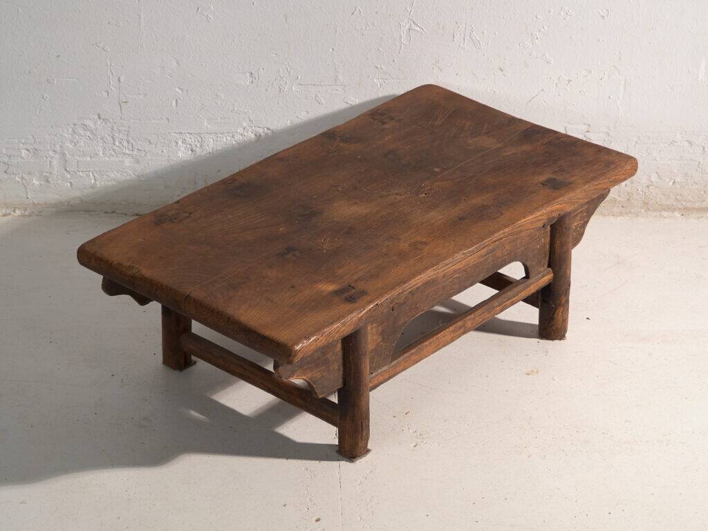 Antique elm wood coffee table – China, circa 1900