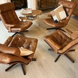 Set of 4 Gote Mobel armchairs