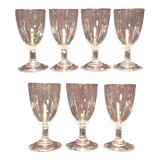 7 verres à liqueur anciens