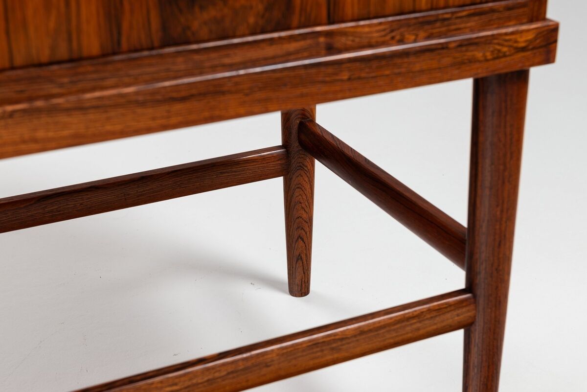 Unusual highboard or sideboard in rosewood Denmark 1967