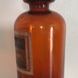 Old pharmacy jar bottle in blown glass 26 cm
