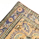 5x8 Mustard & Yellow Bordered Vintage Rug, 160x255Cm