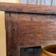 Baker's shelf, kitchen shelf, collection shelf from the early 19th century, oak.