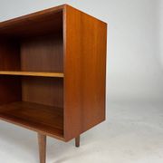 Vintage teak sideboard lowboard shelf bookcase 60s