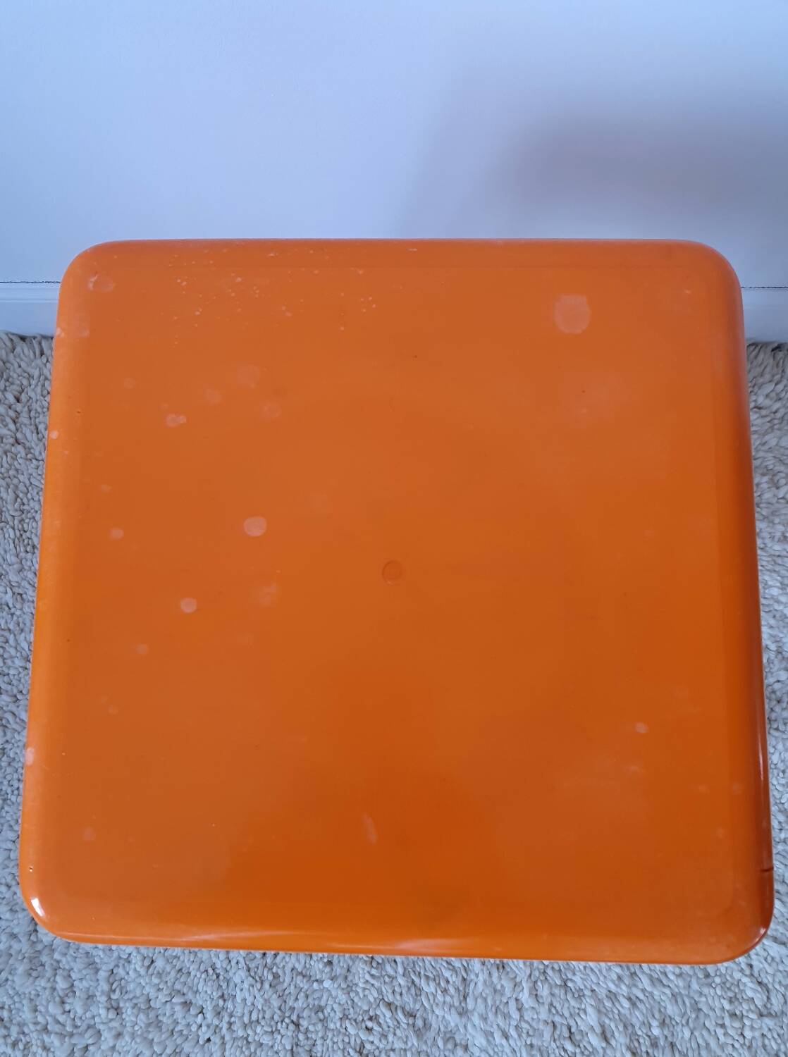 Ami square plastic stool 1960