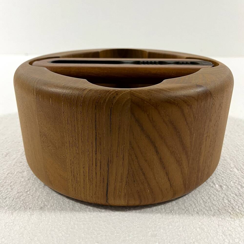 Teak nutcracker & bowl by Flemming Digsmed for Nissen Denmark 1960’s