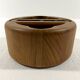 Teak nutcracker & bowl by Flemming Digsmed for Nissen Denmark 1960’s