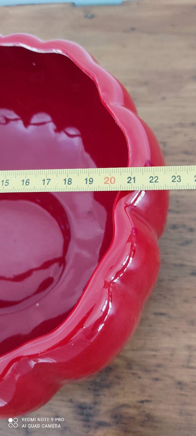 Tomato barbotine salad bowl