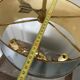 Antique Bouillotte Lamp 2 Lights Swan Lucien Gau Gilded Bronze Empire Napoleon