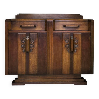 Buffet art déco en chêne