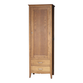 Rare : armoire parisienne, bonnetière en chêne des années 50