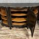 Louis XV style sideboard in lacquered wood and stained wood circa 1900