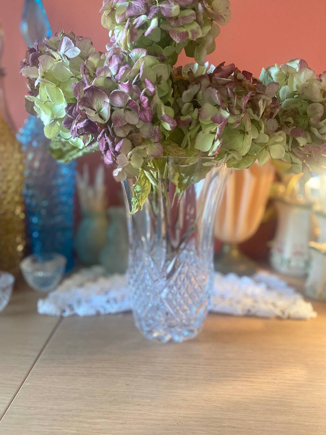 Crystal vase