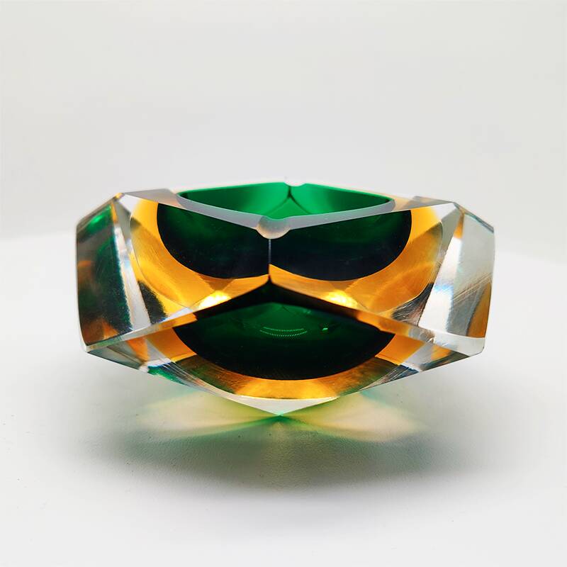 1960 Cendrier ou vide-poches en verre de Murano par Flavio Poli pour Seguso.