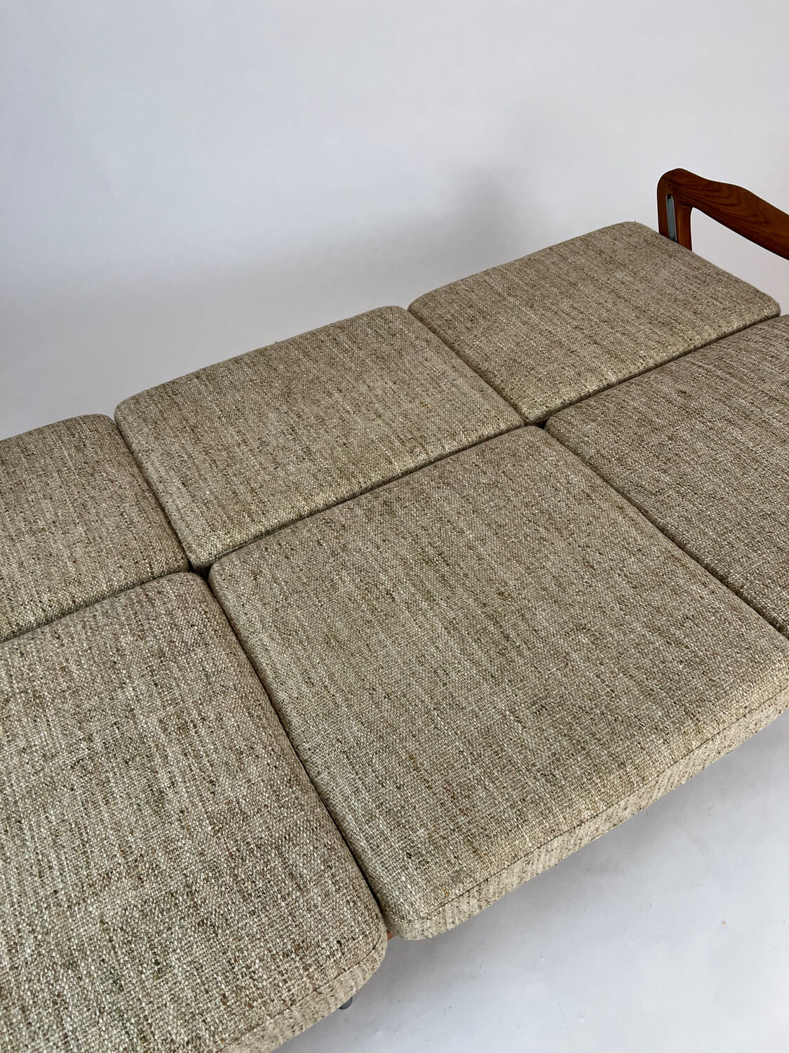 Canapé-lit en teck danois par Juul Kristensen, design vintage