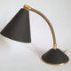 Brass casserole lamp 50s