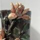 Pair of 20th century slip tube vases