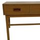 Buffet bas compact vintage en chêne, style années 70.