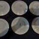 Assiettes plates série de six Lunéville décor Aronde