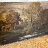 Landscape painting signed 1935