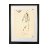 Drawing of the house Givenchy