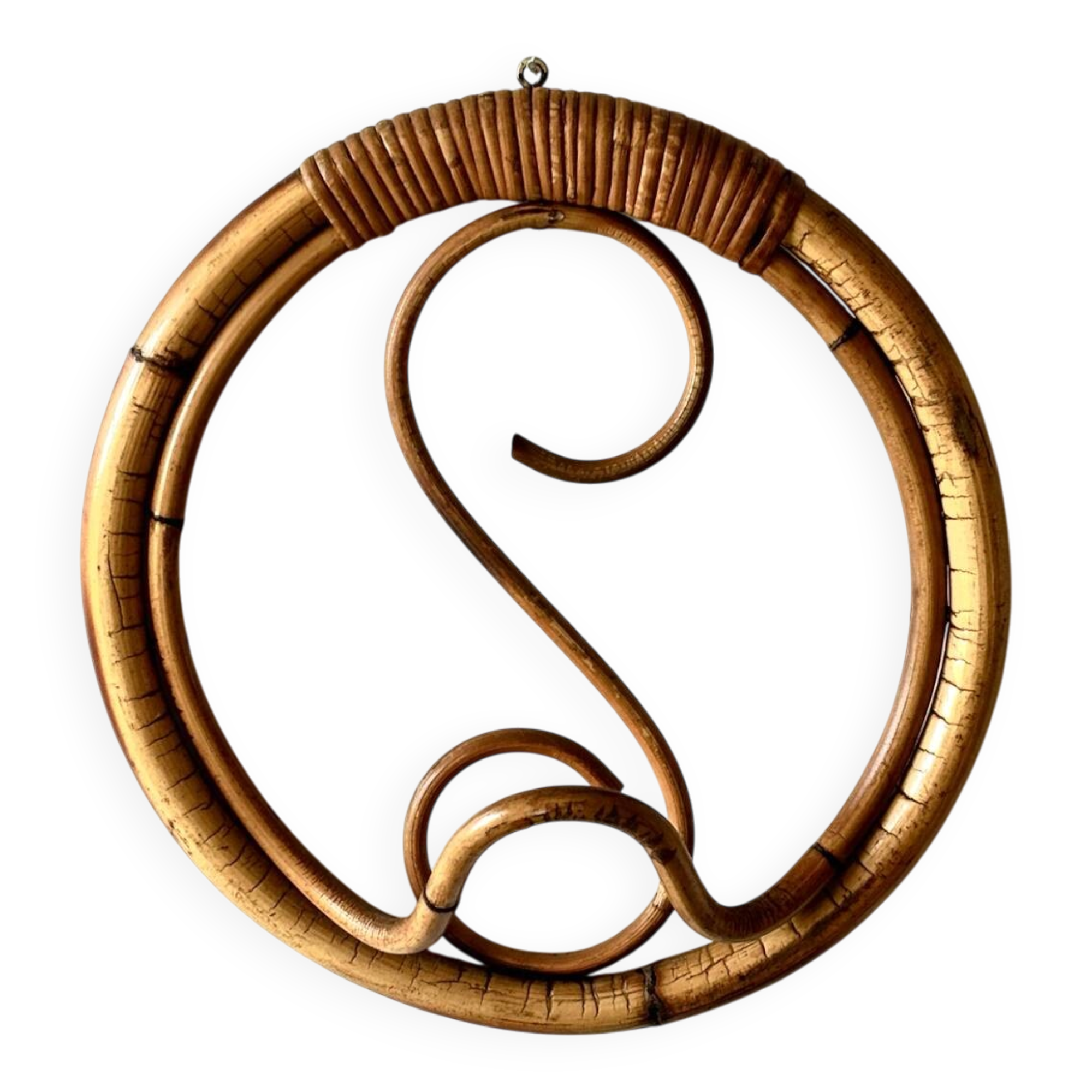 Coat rack in rattan by Franco Albini 1960