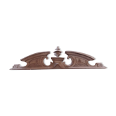 Shabby chic patina pediment