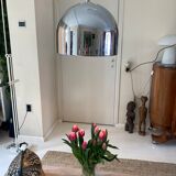 Large Mid-Century Space Age Bell Pendant in Chrome from Staff, 1970s