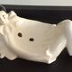 Empty vintage pocket Pierrot porcelain