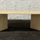 Table basse en travertin des années 70 Italy