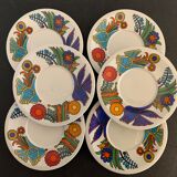 6 plates or under cups Villeroy and Boch, Acapulco model